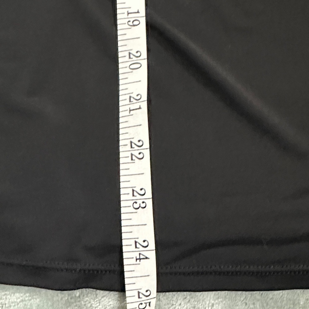 Alfani Black Ruched V-Neck Long Sleeve Top size M made - Picture 7 of 9